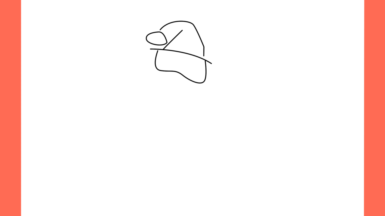 Tutoriel de dessin 196 Comment dessiner une lune qui court (2)