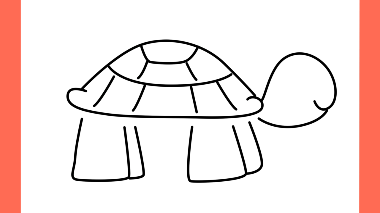 Tutoriel de dessin 197 Comment dessiner une tortue (7)